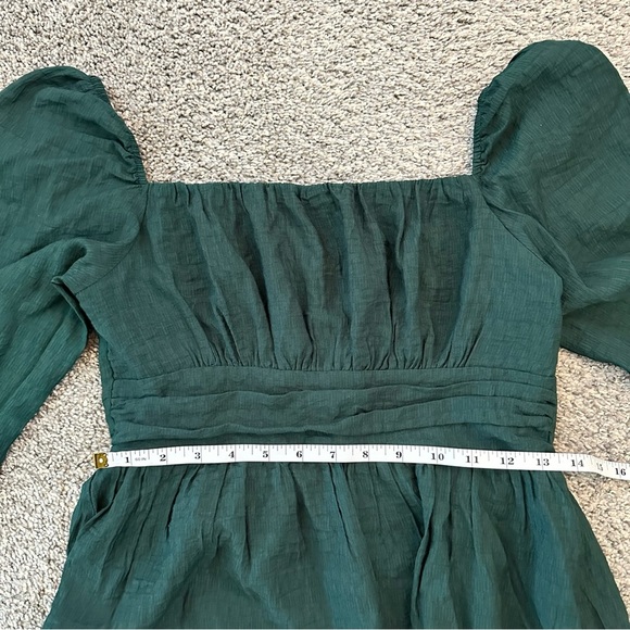 Lovely Day Hunter Green Dress - Picture 4 of 8